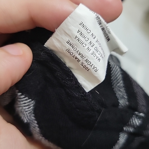 Rails Classic Rayon Plaid Flannel, Size M - Picture 4 of 4